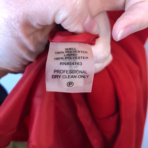 Calvin Klein Red Dress - Picture 5 of 7